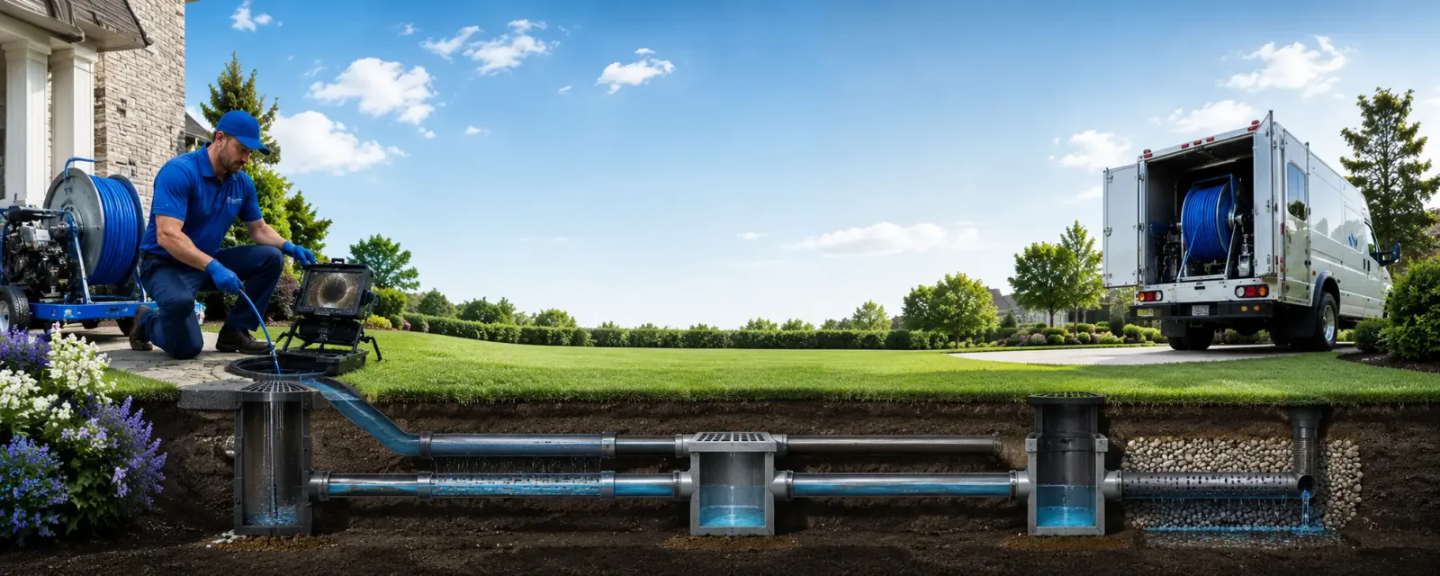 Outdoor drain cleaning information for Ely, IA